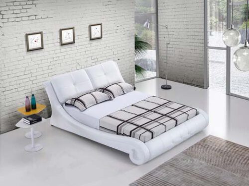 מיטה זוגית דגם ולנסיה לבן